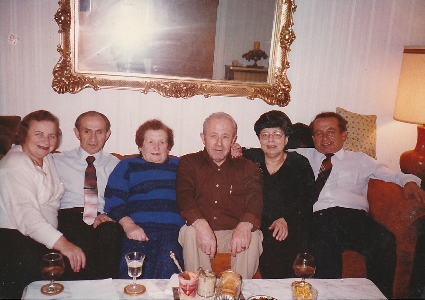 Misha and Tania visit to US. 1988, Gnesia, Isaak, Tania, Gidalia and Inga Malenbaum, Misha
